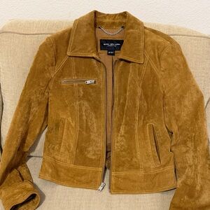 Marc New York Tan Leather Jacket